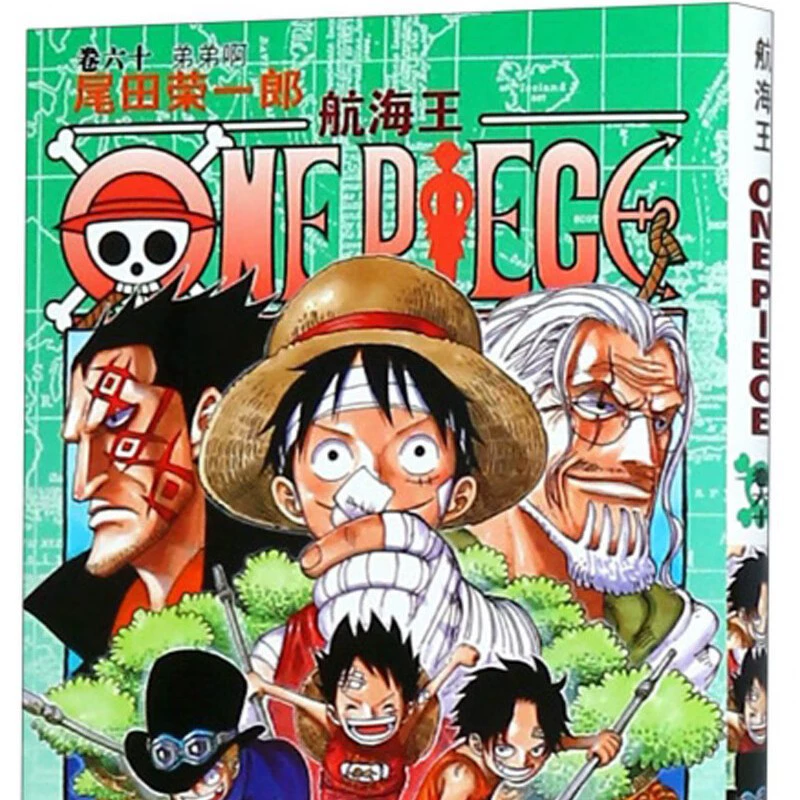 Подлинная манга-серия One Piece 1-108, аниме с горячей кровью, японский комикс, двумерная японская анимация