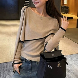 时尚休闲套装;女式针织衫;连衣裙