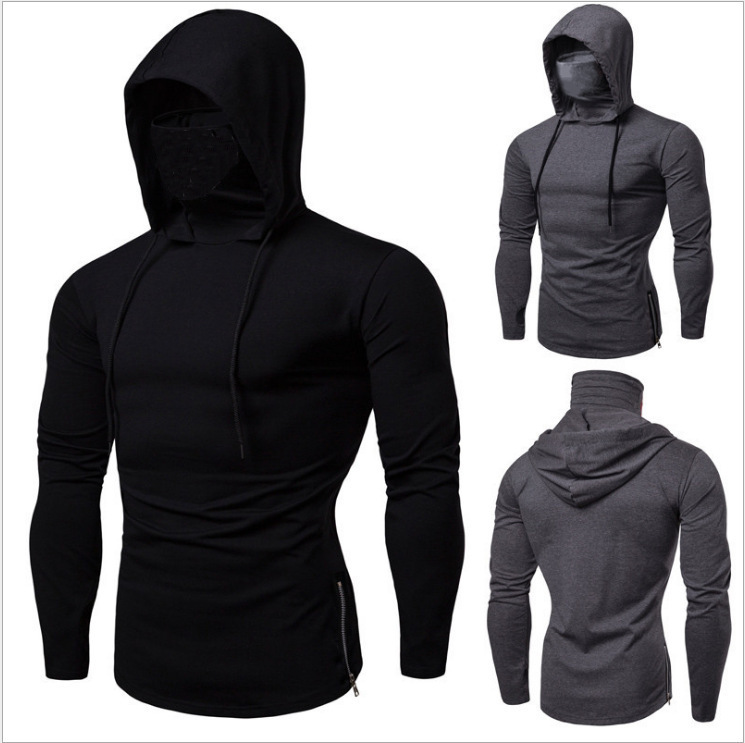 Cross-border New Fitness Clothes Men's Peripheral Hoodie Long-sleeved T-shirt Call of Duty European and American Men's Hoodie Cross-border New Fitness Clothes Men's Peripheral Hoodie Long-sleeved T-shirt Call of Duty European and American Men's Hoodie