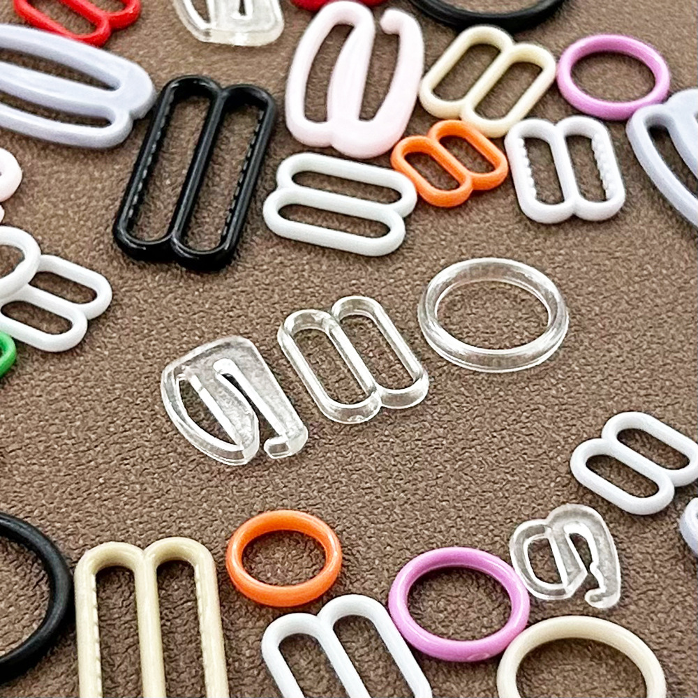 现货无磁透明环保塑胶扣 注塑PC料特殊塑料扣POM过检针尼龙调节扣