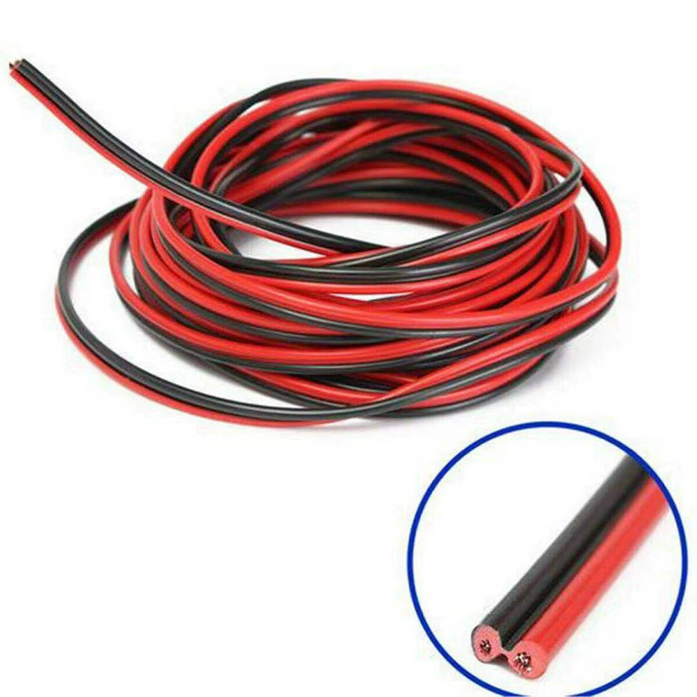 Кабель Tukens 2 Core Sound Copper Copper Copper Aluminum Audio Electronic Line 0.75мм2*2C 1.0мм2*2C