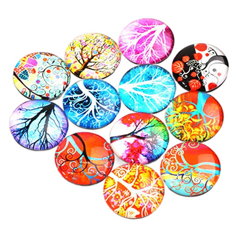 Cartoon life tree refrigerator stickers factory wholesale magnetic stickers travel home gifts personalized refrigerator stickers magnetic patch