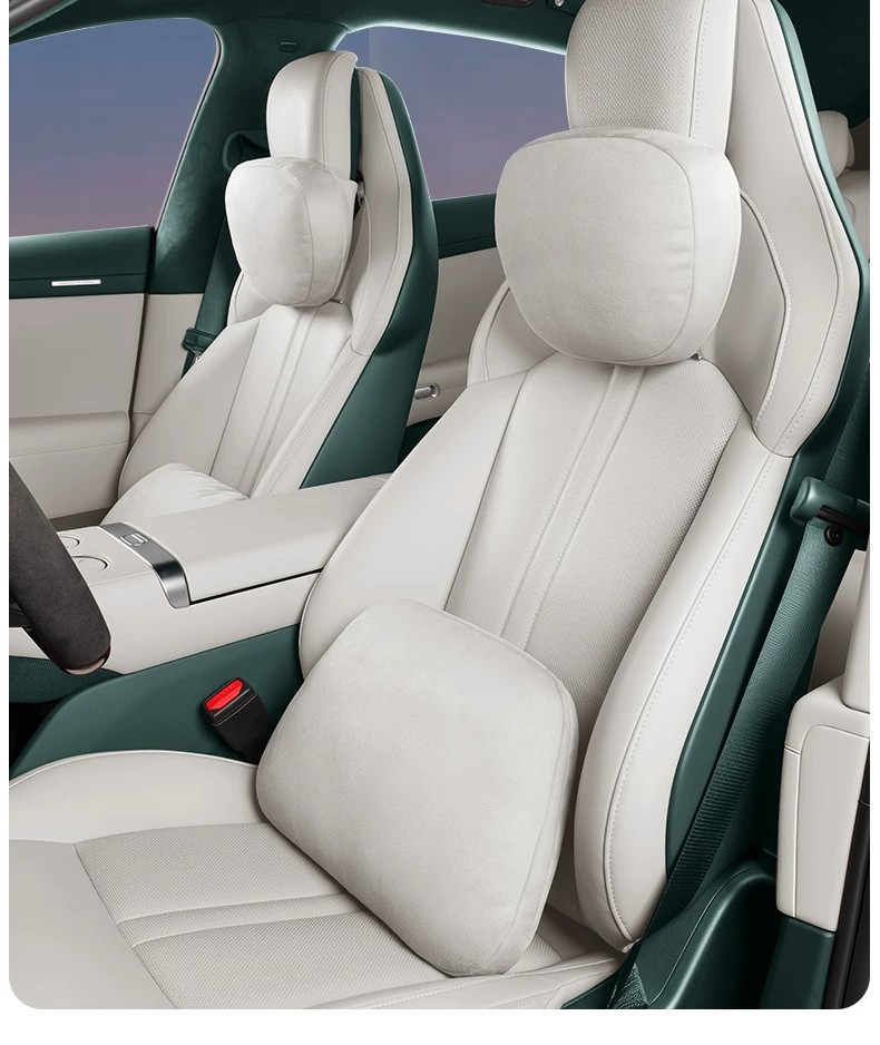 Suitable for Xiaomi Su7 New Yu7 Car-Specific Magnetic Headrest, Lumbar Support, Neck Pillow, Cushion, Pillow Accessories