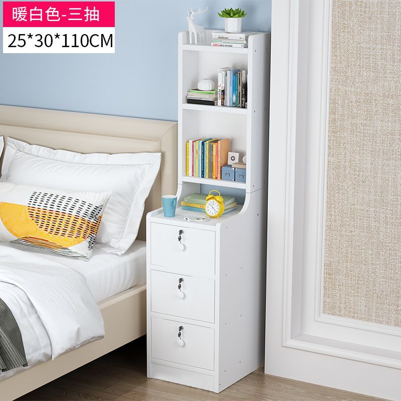 25cm 3개의 서랍과 4개의 레이어 따뜻한 흰색