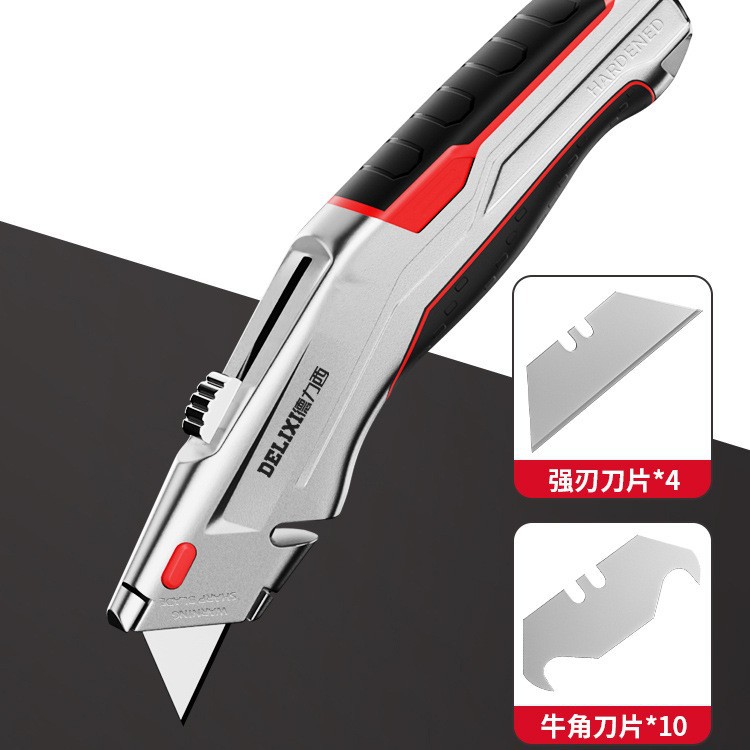 Cuchillo multiusos plegable de alta resistencia cuchillo eléctrico industrial para cables papel tapiz hoja retráctil