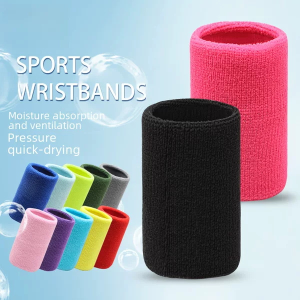 Moisture Absorbing Wrist Lengthening Men's and Women's Sports High Elastic Running Sweat Wipe Basketball Fitness Riding Outdoor Football Wrist Band