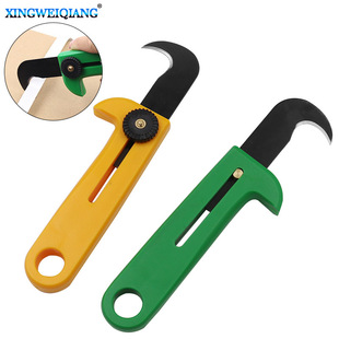 Multi-purpose art unpacking knife cutting rubber band cutting rope sickle knife knife unpacking Express can cutting knife packaging unpacking knife