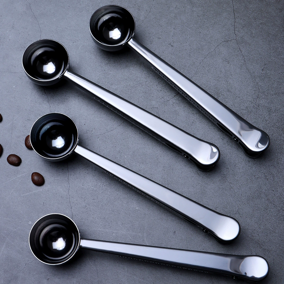 Трансграничный зажим из нержавеющей стали, зажим для упаковки ложки, зажим для закусок, зажим для закусок, держатель для закусок, кофейная ложка, мерная ложка, сухое молоко, зажим для чая