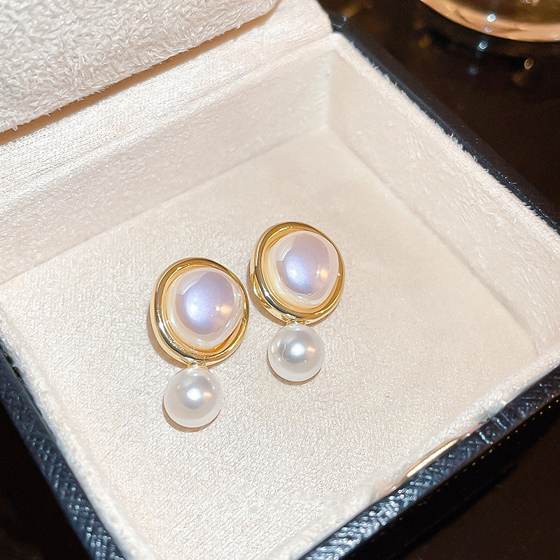 Novos brincos de pérolas de sereia e lágrimas de concubina de Cao Shi, essenciais para mulheres_voghion.com