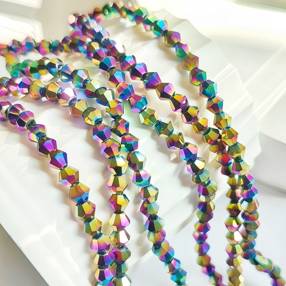 Crystal Pointed Beads Color AB Multi-especificación de cuentas de color fantasma joyas de cuentas al por mayor transfronterizas