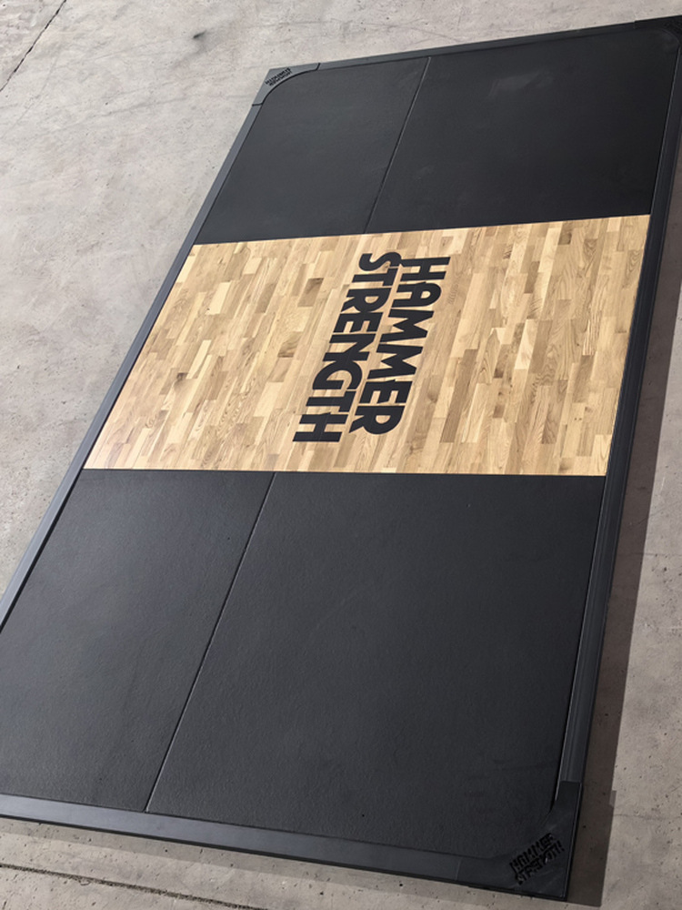 Squat Deadlift Platform Weightlifting Platform Wooden Shock-Absorbing Pad Barbell Buffer Platform Gym Commercial Squat Rack Deadlift Platform