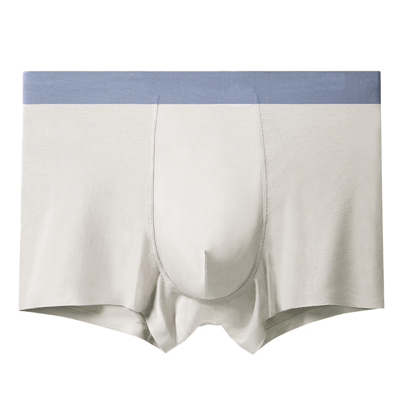 Ropa interior modal de los hombres sin costuras boxeadores de fábrica al por mayor boxeadores transpirables más tamaño verano Mediados de cintura