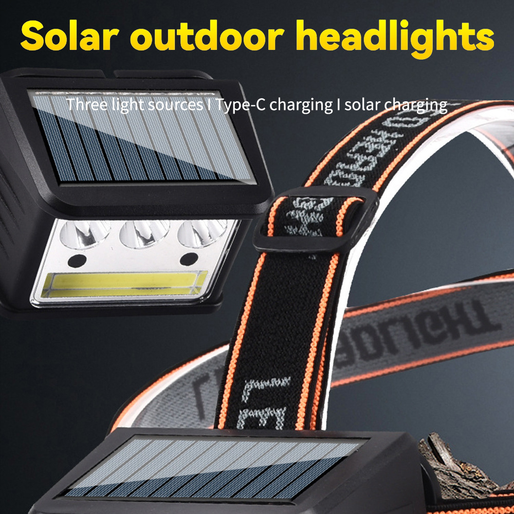 luz solar al aire libre luz intensa luz intensa luz multifuncional alta luz recargable tipo lámpara de minería iluminación lámpara de pesca