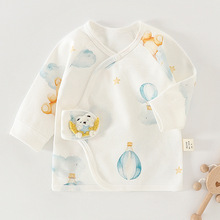 婴儿半背衣纯棉A类无骨新生儿四季和尚服偏襟宝宝打底衣安阳童装