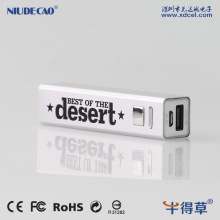 批发单节按键方管移动电源2600毫安铝合金口红便携充电宝礼品快充