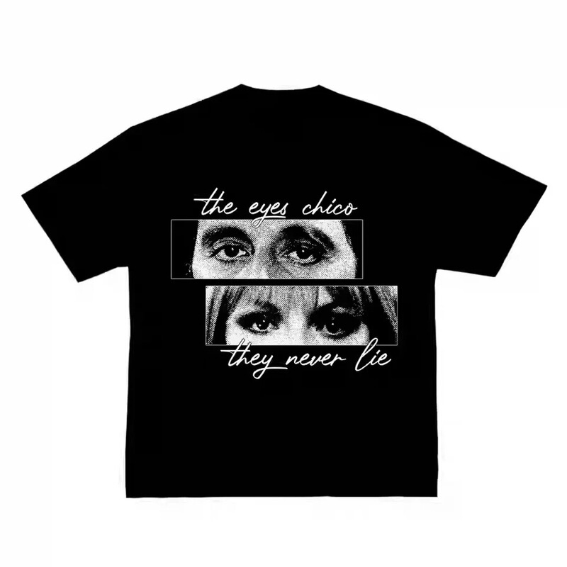Pure Cotton Short-Sleeved T-Shirt for Men Scarface Al Pacino Classic Movie American Gangster Movie Short-Sleeved T-Shirt