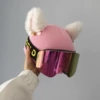 Pink hat cat ear