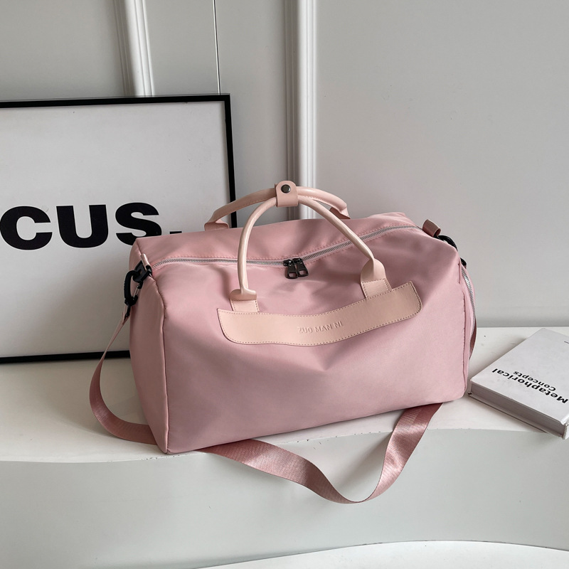 Nueva bolsa de viaje ligera y simple de gran capacidad portátil bolsa de ropa de cama inclinada bolsa deportiva de ocio para mujeres bolsa de ejercicios para hombres