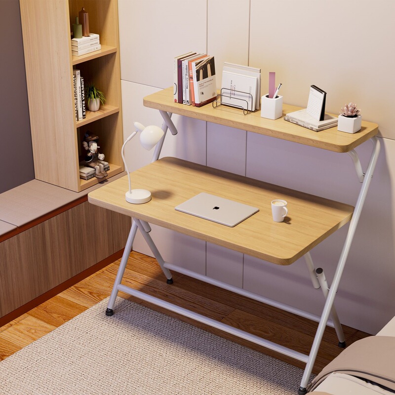 Foldable Computer Desk, Study Desk, Office Desk, Bedroom Desktop Table, Writing Desk, Long Table, Desk for Small Spaces Foldable Computer Desk, Study Desk, Office Desk, Bedroom Desktop Table, Writing Desk, Long Table, Desk for Small Spaces