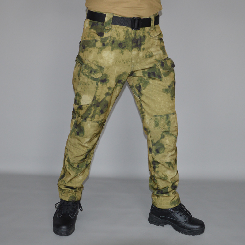 Transfronterizo arcontes x7 pantalones tácticos hombres otoño y invierno con camelera suelta uniforme de entrenamiento de combate pantalones de trabajo de bolsas de pantalones militares