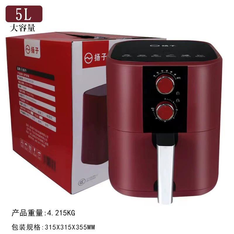 [翻译为俄文]扬子 Air Fried Pot Home Intelligent Multifunctional Fried Pot Pot Pot Electric Organ Large -capacity Air Fryer