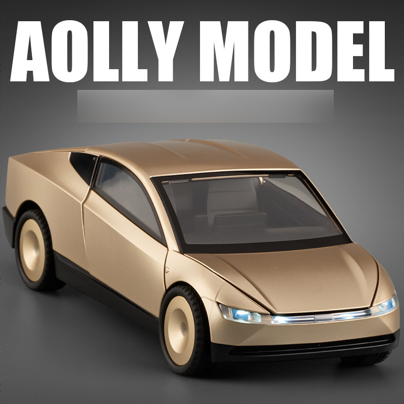 1: 32 ventas calientes transfronterizas de adornos de escritorio de la Oficina de devolución de sonido y luz del modelo de aleación Terra robotaxi image 2