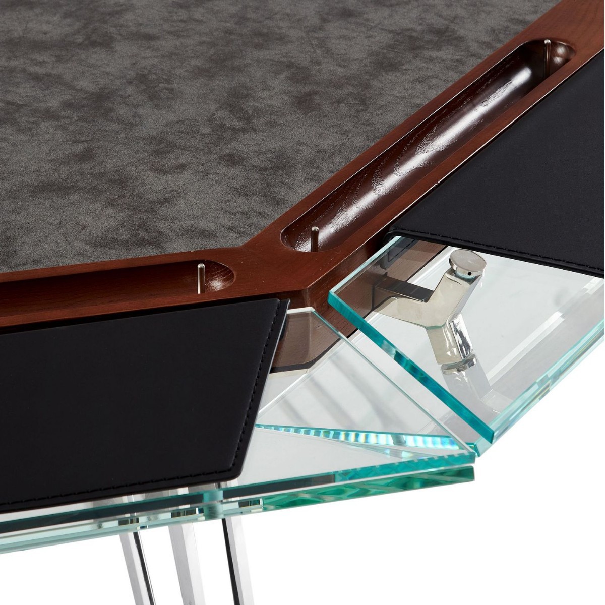 Fichas multijugador de lujo italiano, ajedrez, acrílico, cristal, villa de alta gama, mesa especial de Texas Hold'em