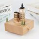 Sky City Log Music Box Carousel Music Box Creative Children's Birthday Gift for Girlfriend