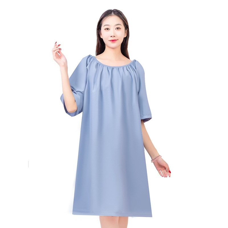 블루* 스커트기장 90*가로 70*소매기장 40*소맷단 22