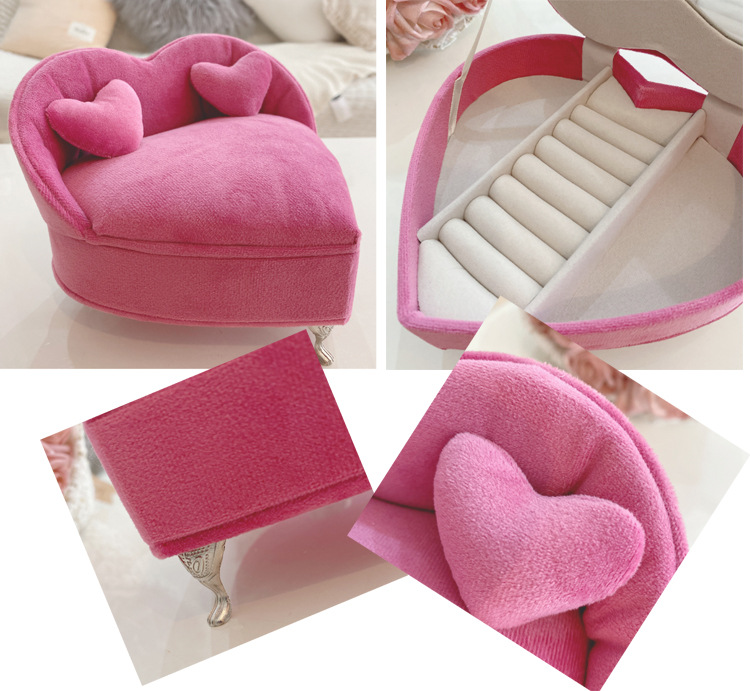 Fashion Solid Color Cloth Jewelry Boxes 1 Piece