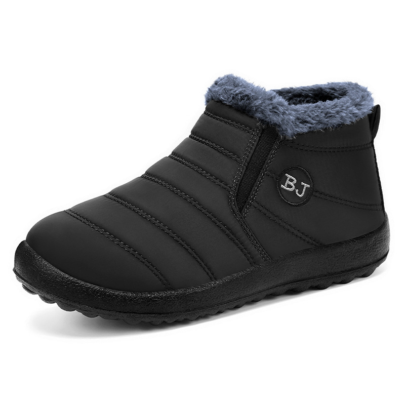 Zapatos de algodón de invierno nuevo comercio exterior pareja botas de nieve botas de algodón gruesas de poliuretano calentamiento zapatos de caminar casuales