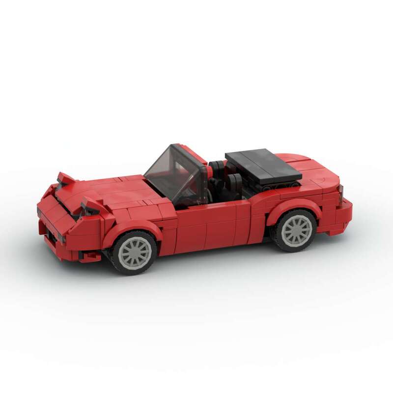 Moc Building Blocks Are Compatible with Lego Sports Car Racing Mazda Small Particle Educational Educational Assembly Kidsren's Building Block Toys Moc Building Blocks Are Compatible with Lego Sports Car Racing Mazda Small Particle Educational Educational Assembly Kidsren's Building Block Toys