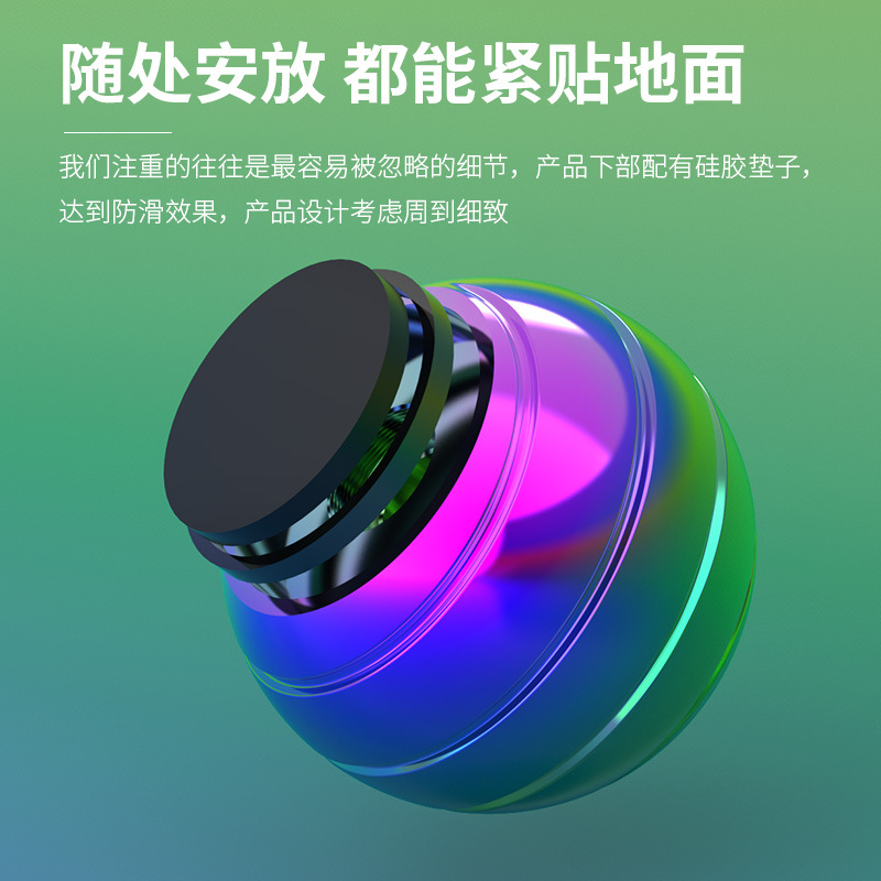 旋轉(zhuǎn)桌面圓球轉(zhuǎn)運(yùn)指尖陀螺亞馬遜跨境爆款炫彩tiktok減壓抖音玩具