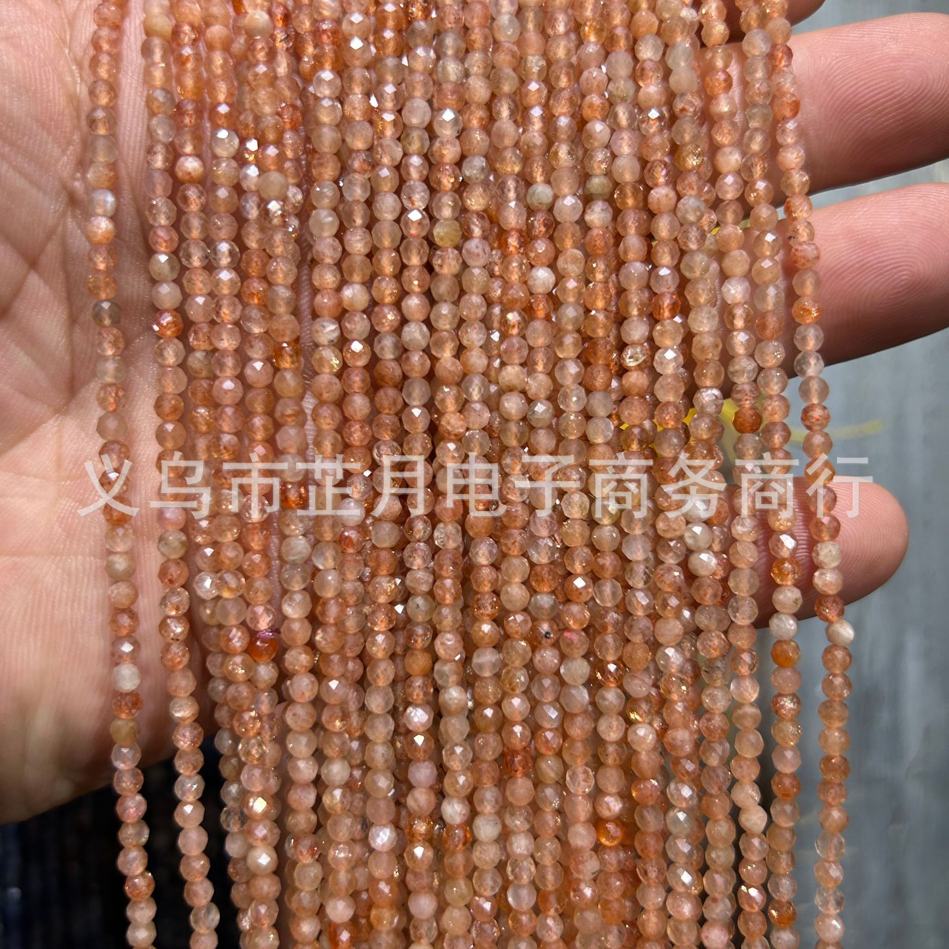 Pequeñas cuentas 2mm3mm4mm facetas todo tipo de ágata Cristal de piedra natural granos sueltos DIY joyería pulsera collar