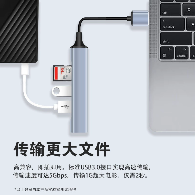 Extended Dock five -in -one 3.0USB multi -mouth expansion computer notebook multi -function SD TF card expansion dock