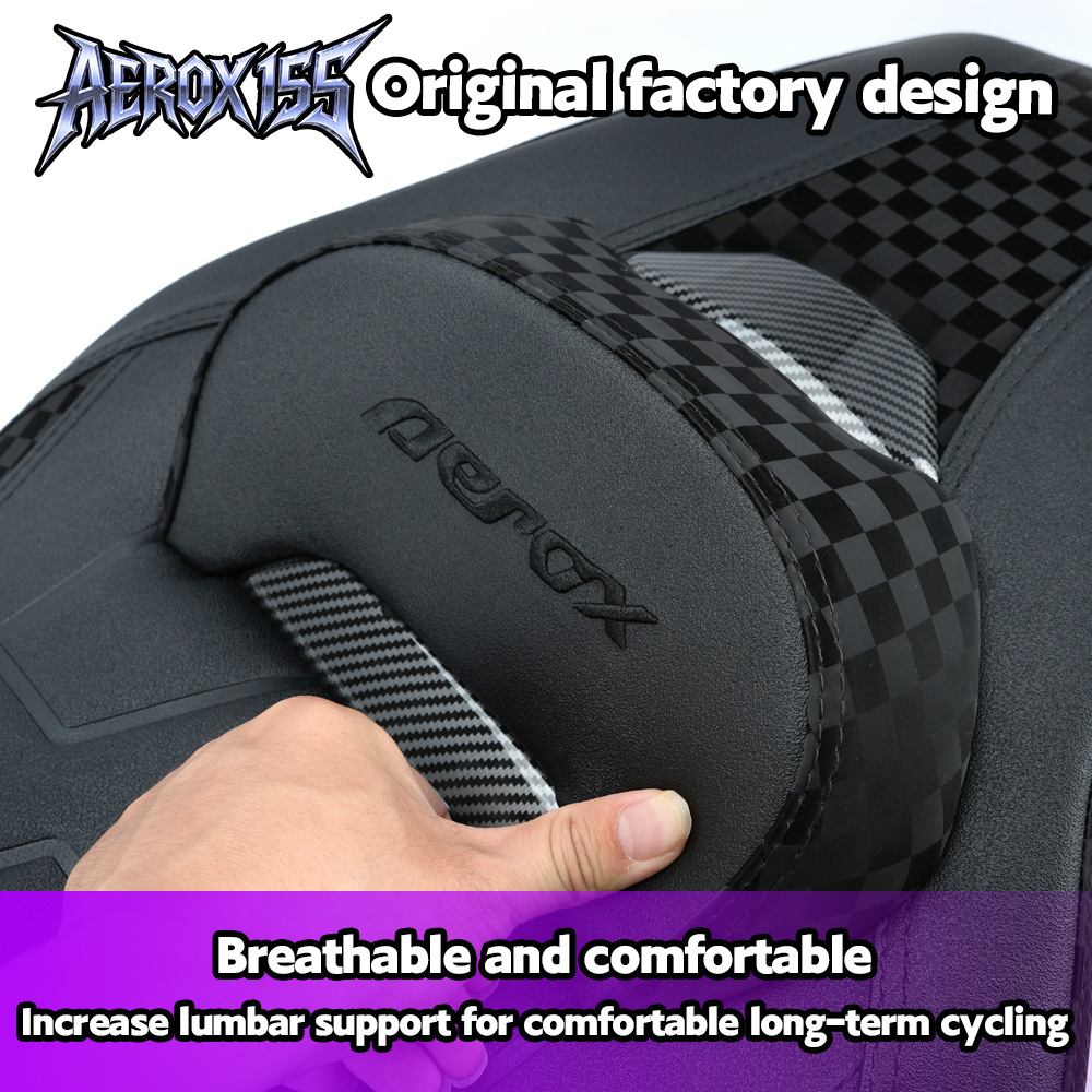 Suitable for 20-24 Yamaha AEROX155 motorcycle modification accessories, seat cushion with backrest seat assembly