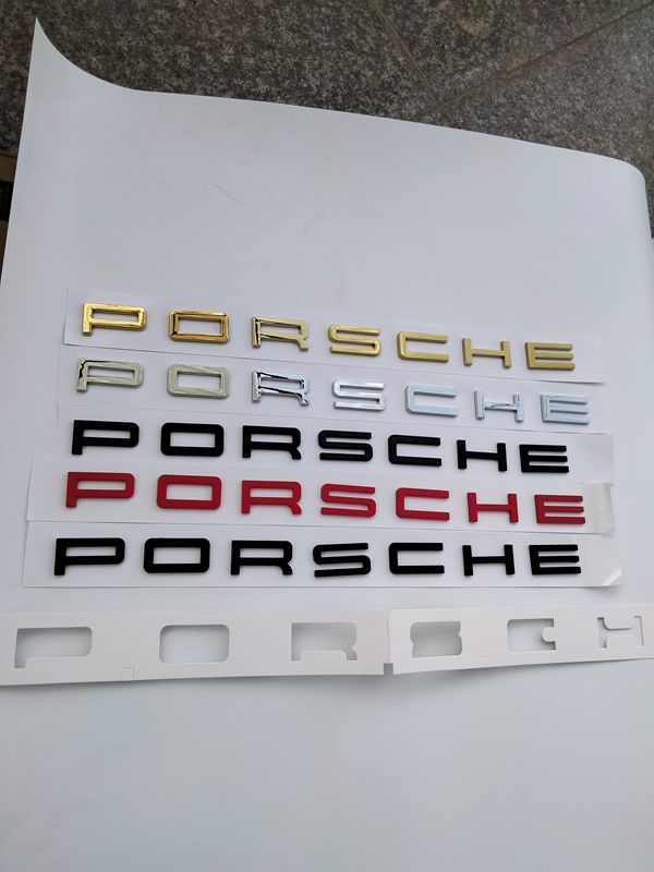 New Porsche Panamera car emblem, Panamera rear tail with English GTS lettering, 4S modification, Panamera Turbo