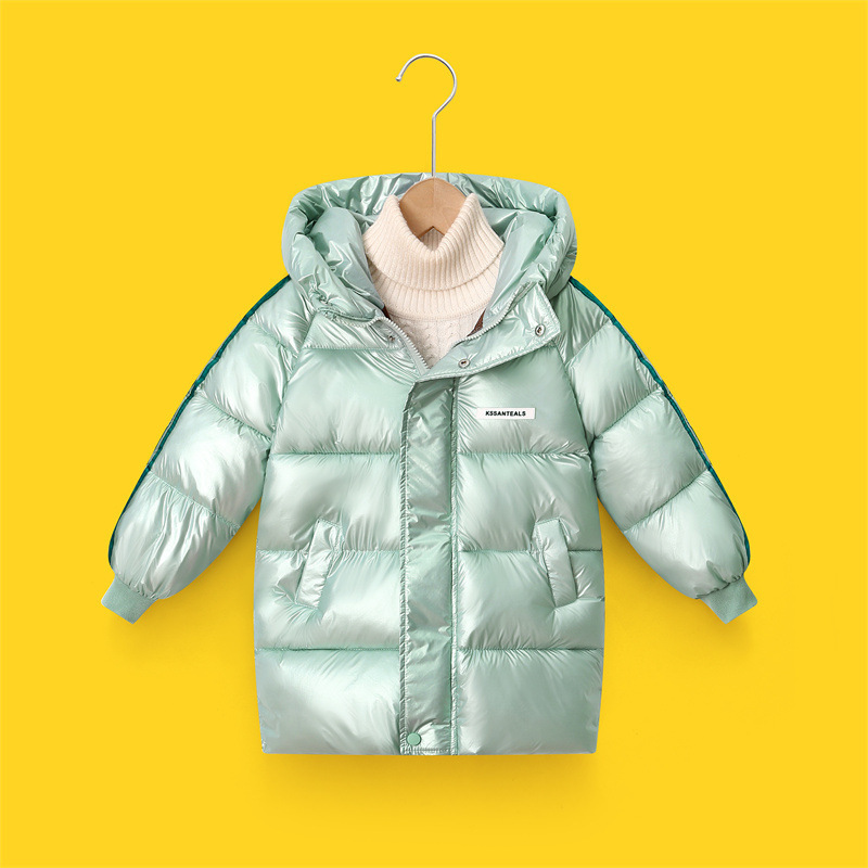 839 invierno y otoño sin lavado nuevo niño grueso chaqueta de algodón largo para niños y niñas chaqueta de algodón grueso caliente ropa de algodón para niños