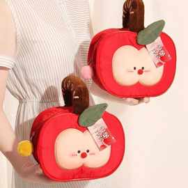 可爱伴手礼节日苹果包小礼品手提袋新款化妆包糖果圣诞节苹果包袋