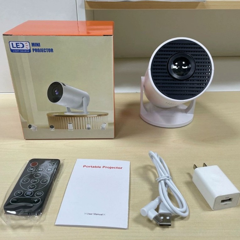 HY300 / HY300pro proyector de cañón inteligente Android 4K pantalla de proyección portátil inalámbrica doméstica Android 13