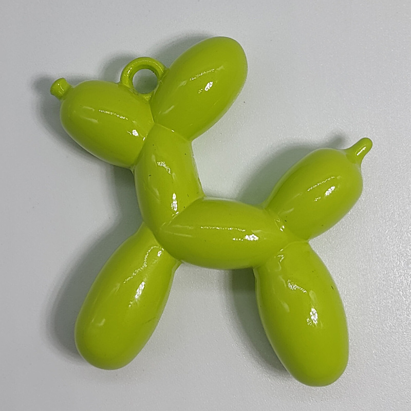 気球犬アクリル手作りdiy吊り穴車吊り下げアクセサリーネット赤葱粉自慢白携帯チェーン材料|undefined