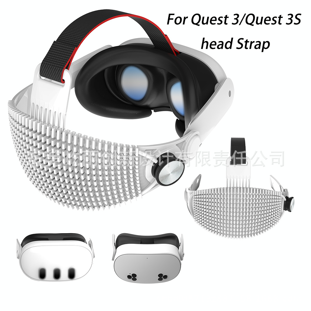 新款Meta quest3/quest3s透气软头戴调节头戴VR头戴轻便不压脸