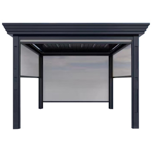 Chinese-Style Aluminum Alloy Courtyard Pavilion Outdoor Yard Antique Four-Corner Leisure Pavilion Hexagonal Pavilion Park Landscape Pavilion