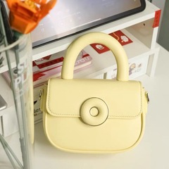 Spring and Summer Fresh and Simple Small Handbags for Women 2024 New Style Fashion Solid Color Small Square Bags with a Sense of Elegance Niche Shoulder Bags