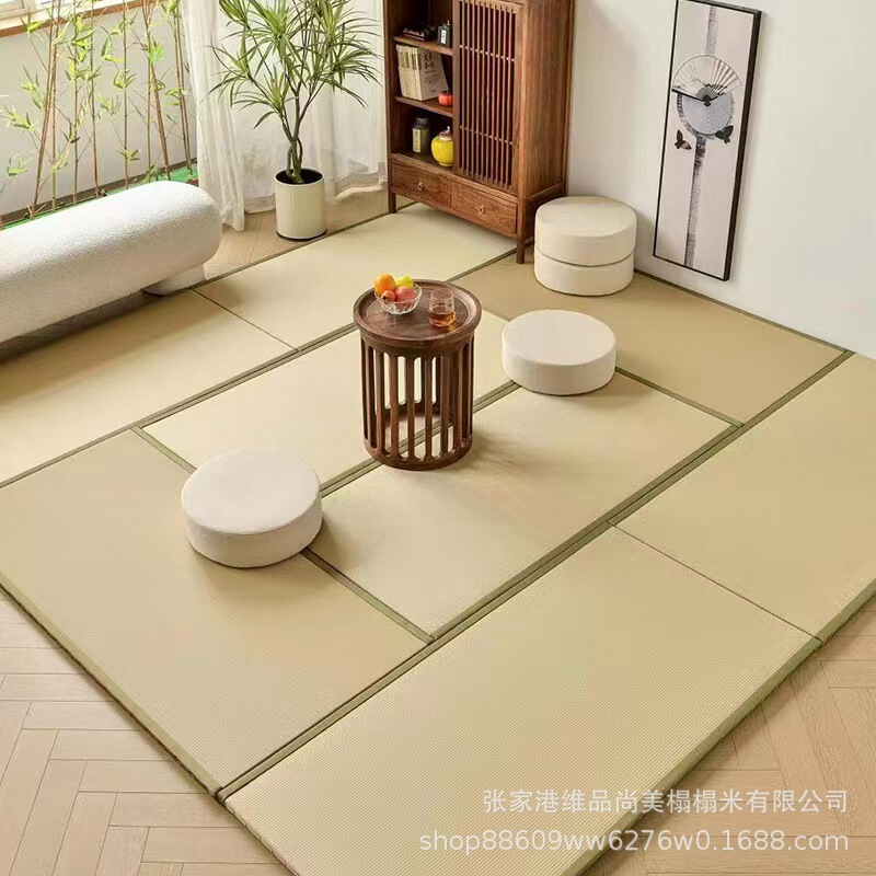 Tatami Floor Mats for Hotels and Guesthouses, Thickened Moisture-Proof Floor Mats, Mattress for Nap, Japanese-Style Tatami Sleeping Mat, Bay Window