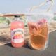 13*20 4 transparent thickened portable beverage bag with figure hemp rope juice self-sealing bag milk tea beverage bag 500ML