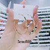 Hemp wreath 5cm gold