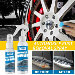 OUHOE Car Rust Remover Spray, Rust Prevention and Removal Agent, Decontaminant and Rust Remover, Automotive Supply and Cleaning Supplies