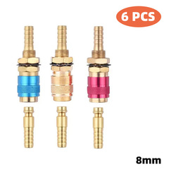 Amazon water cooling soldering iron water tank copper socket plug 6PCS soldering iron water pipe socket water pipe joint soldering machine socket