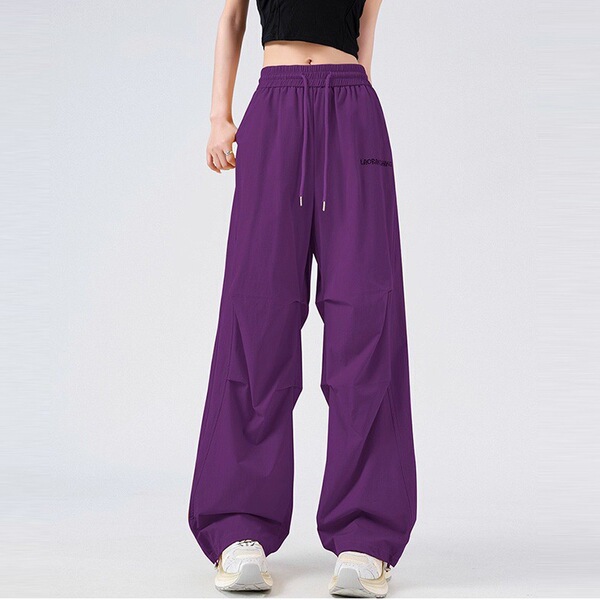 Quick dry white thin trousers